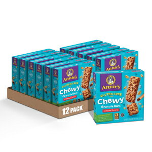 Annie 039 s Chewy Granola Bars, Oatmeal Cookie, Gluten Free, 5 ct, 4.9 oz. (Pack of 12)