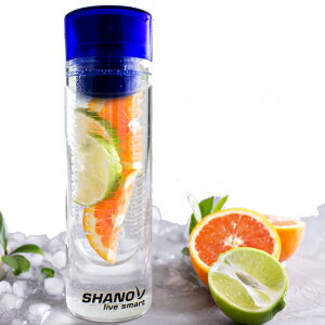 Fruit Infused Water Bottle - Better Health with Fruit and Water – Our Top Rated Cool Water Bottles - Great Birthday Gifts for Her - Infusion Water Bottle Enhances Fruit Water Flavor - (Blue)