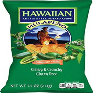 楽天GlomarketHawaiian Kettle Style Potato Chips, Hulapeño, 7.5 Ounce