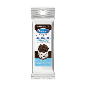 Satin Ice Dark Chocolate Fondant, 4.4 Ounces