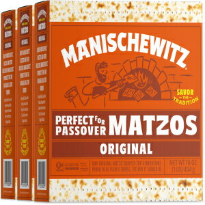 Manischewitz コーシャ 過越祭用 Matzo 3 LBS (3 ボックス) Manischewitz Kosher For Passover Matzo 3 LBS (3 Boxes)