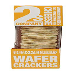 2's Company ѥߥեå3.5 2's Company Sesame Wafer Cracker for Cheese, 3.5 Oz