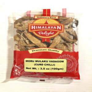 Himalayan Delight Premium Quality Moru Mulaku Vadagom (Curd Chilli) - 3.5 Oz./100g.