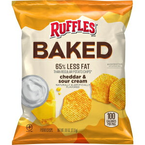 Baked Ruffles Baked Ruffles Cheddar Sour Cream, Pack of 40