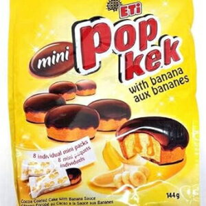 Eti ミニポップケーキ バナナ入り - 8個パック Eti Mini Pop Cake with Bananas - 8 Pack