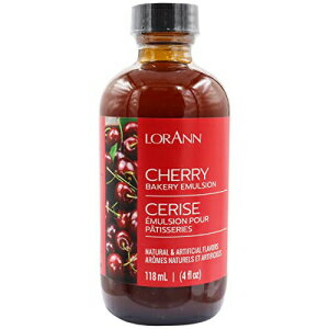 Lorann Oils Cherry Bakery Emulsion: Authentic Cherry Flavor, Perfect for Enhancing Fruit Undertones in Baked Goods, Gluten-Fre..