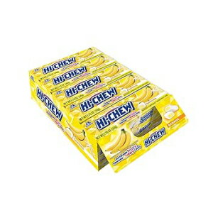26.40 Ounce (Pack of 15), Banana, HI-CHEW Banana - Box of 15 Sticks, 1.76oz ea | Unique Fun Soft & Chewy Taffy Candy | Immensely Juicy Fruit Flavors