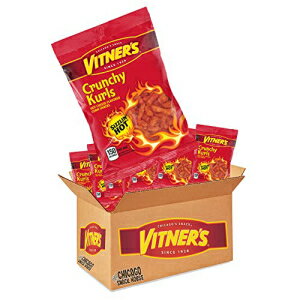 Vitner's 8 パック クランチー カール シズリン ホット チーズ A シカゴ オリジナル 8 1オンス バッグ Vitner's 8 Pack Crunchy Curls ..