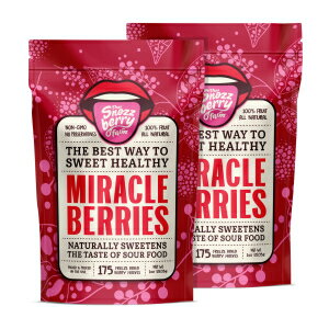 Miracle Berries by Snozzberry Farm | 350 Premium Freeze-dried Berry Halves | Grown in the USA | Turn Sour Sweet | Buy Bulk And Save