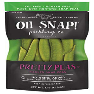 楽天Glomarketああスナップ！フレッシュパックスーパーカリカリプリティピーズピクルススナップエンドウ、1.75オンス Oh Snap! Fresh Packed Super Crunchy Pretty Peas Pickled Snap Peas, 1.75 Oz