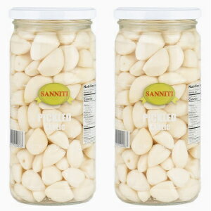 Sanniti スペイン産ニンニクのピクルス、15.9 オンス (2 個パック) Sanniti Spanish Pickled Garlic, 15.9 Ounces (Pack of 2)