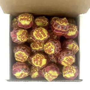 SECRET CANDY SHOP Chupa Chups Lollipops 40 Lollies in a Box (Strawberry)