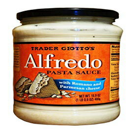 Trader Giotto's NVbN Atbh pX^\[X }[m & pU `[Y - 1 r (16.9 IX) Trader Giotto's Classic Alfredo Pasta Sauce with Romano & Parmesan Cheese - 1 Jar (16.9 oz)