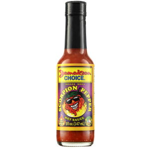 W}CJ`CX XR[sIybp[zbg\[X | 5IX Jamaican Choice Scorpion Pepper Hot Sauce | 5 Oz