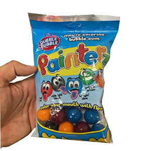 Dubble Bubble Painterz マウスカラーリングバブルガム 4 オンス Dubble Bubble terz Mouth Coloring B..