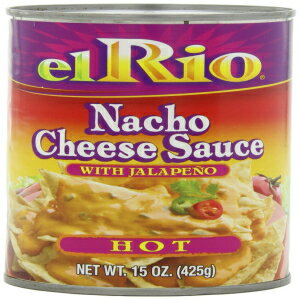 El Rio Hot Nacho Cheese Sauce, 15-Ounce Can (Pack of 12)