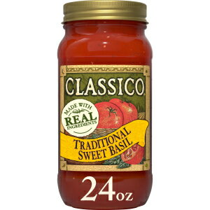 Classico Traditional Sweet Basil Tomato Spaghetti Pasta Sauce (24 Oz Jar)