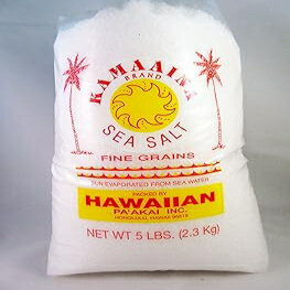楽天Glomarketハワイアン シー ソルト 中粒/細粒 5 ポンド袋 カマアイナ ブランド Hawaiian Sea Salt Medium / Fine Grains 5 Pound Bag Kama'aina Brand