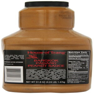 House of Tsang Bangkok Padang Peanut Sauce, 51.8 ounce (1 pack)