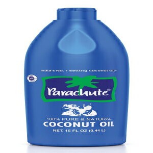 Parachute 100% Pure and Natural Unrefined Coconut Oil | No Chemicals & Added Preservatives | 15 Fl Oz