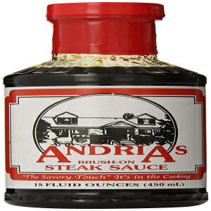 Andria's Brush On Steak Sauce, 15 Ounce Bottle (Pack of 3)