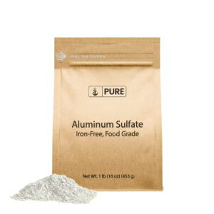 Pure Original Ingredients Aluminum Sulfate (1 lb) Food Grade, Iron Free, Soil Additive