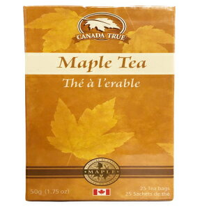 カナダ トゥルー メープル ティー 25 ティーバッグ、50 g (1.75 オンス)、カナダ産 Canada True Maple Tea 25 Tea Bags, 50g (1.75oz), Product of Canada