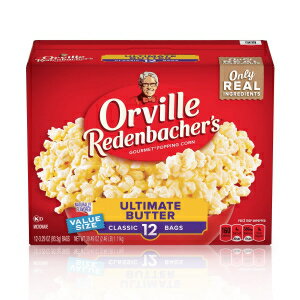 Orville Redenbacher's Ultimate Butter Popcorn, Classic Bag, 12-Count