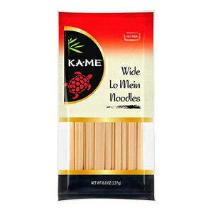 Ka-Me Wide Lo Mein Noodles Chinese Pack Of 72 - Bulk Lo Mein Noodles Dry For Delicious And Authe..