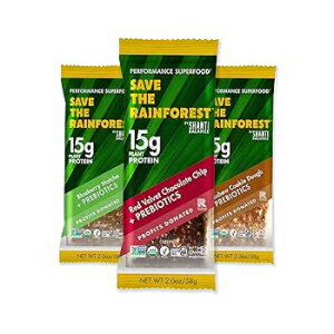 12 Count (Pack of 1), New Flavors, SAVE THE RAINFOREST by SH BALANCE | 3 New Flavors | 15G Plant Protein | Organic Gluten Free Superfood | Gut Health Prebiotics + No-Bloat Fiber | 4 of each flavor, 12 Cou