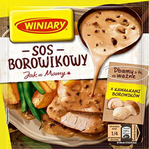 WINIARY ポルチーニソース Sos Borowikowy 33g × 3 パック ポーランド産。 WINIARY BOLETUS SAUCE Sos Borowikowy 33g x 3 pack Product from Poland.
