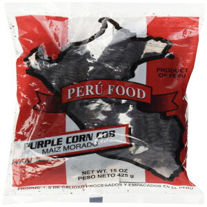 y[Hi }CY h p[v gERV̕䎲 15 IX Peru Food Maiz Morado Purple Corn Cob 15 Oz.