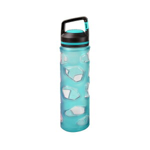 Cool Gear Rocktagon P[W EH[^[{gAO[A22 IX Cool Gear Rocktagon Cage Water Bottle, Green, 22 oz