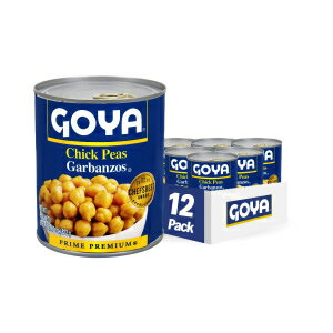 Goya Foods ひよこ豆、ひよこ豆、29 オンス (12 個パック) Goya Foods Chick Peas, Garbanzo Beans, 29 Ounce (Pack of 12)