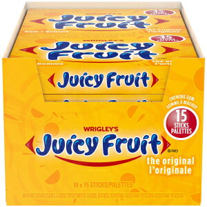 Wrigley's Juicy Fruit Gum - 10/15ct tray