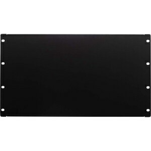 Navepoint 6U Blank Rack Mount Panel Spacer for 19-Inch Server Network Rack Enclosure Or Cabinet Black