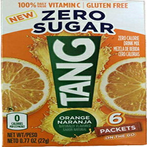 Tang On The Go! Orange Naranja Vitamin C Drink Mix 6 easy open packets (Pack of 4)