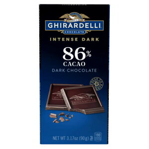 3.17  (1 ĥѥå)ǥ ƥ  祳졼 С 86%3.17  С 3.17 Ounce (Pack of 1), GHIRARDELLI Intense Dark Chocolate Bar, 86% Cacao, 3.17 Oz Bar