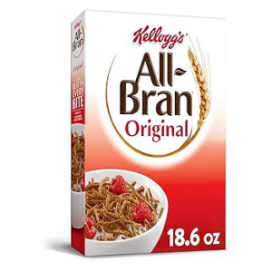 シリアル ケロッグ オールブラン ブレックファーストシリアル、8種類のビタミンとミネラル、高繊維シリアル、オリジナル、18.6オンスボックス (1ボックス) Kellogg’s All Bran Breakfast Cereal, 8 Vitamins and Minerals, High Fiber Cereal, Original, 18.6