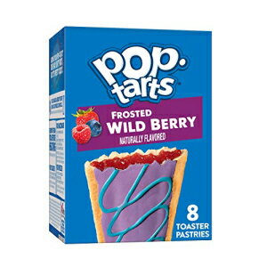 Pop-Tarts トースターペストリー、朝食用食品、米国で焼いた、フロステッドワイルドベリー、13.5オンスボックス (トースターペストリー8枚) Pop-Tarts Toaster Pastries, Breakfast Foods, Baked in the USA, Frosted Wild Berry, 13.5oz Box (8 To