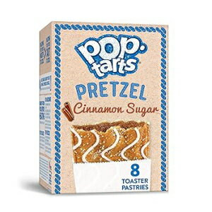 ポップタルトプレッツェル、朝食トースターペストリー、シナモンシュガー、13.5オンスボックス（8個） Pop-Tarts Pretzel, Breakfast Toaster Pastries, Cinnamon Sugar, 13.5oz Box (8 Count)