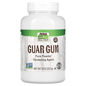 NOW Foods, ѥ100ʥѥŷǴޡƥե꡼8 NOW Foods, Guar Gum Powder, 100% Pure Powder, Natural Thickener, Gluten-Free, 8-Ounce
