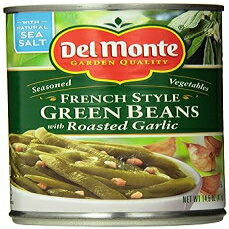 楽天Glomarketデルモンテ フレンチスタイルインゲン、ローストガーリック添え、14.5オンス Del Monte French Style Green Beans with Roasted Garlic, 14.5 Ounce