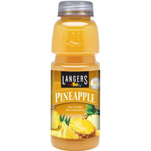 ランガーズジュース パイナップルカクテルジュース、15.2オンス (12パック) Langers Juice Pineapple Cocktail Juice, 15.2 oz (Pack of 12)