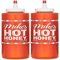 1.5 Pound (Pack of 2), Mike's Hot Honey 24 oz Chef’s Bottle (2 Pack), Honey with a Kick, Sweetness & Heat, 100% Pure Honey, Gluten-Free & Paleo, More than Sauce - it's Hot Honey