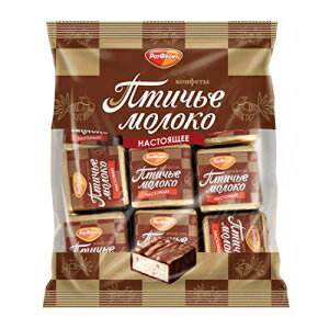 Chocolates Souffle BIRDS MILK VANILLA Russian Candies (Ptichye Moloko)...