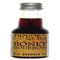 リカークイック ナチュラル ウイスキー/バーボン エッセンス 20 mL (ハニー バーボン) Liquor Quik Natural Whiskey/Bourbon Essence, 20 mL (Honey Bourbon)