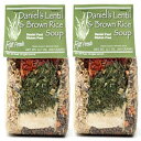 Rill Foods ダニエルズ レンズ豆 & 玄米スープ ミックス 各 12.7 オンス (2 パック) Rill Foods Daniel's Lentil & Brown Rice Soup Mix 12.7 oz each (2-Pack)