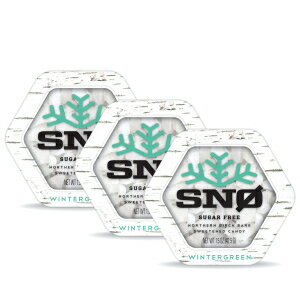 SNØ Wintergreen KETO Xylitol Candy Chips (3-Pack) - SN 1.5oz Tin ...