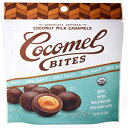 Cocomels チョコレートカバードキャラメルバイツ - オーガニック - 乳製品不使用 - コーシャ (海塩、2パック) Cocomels Chocolat...